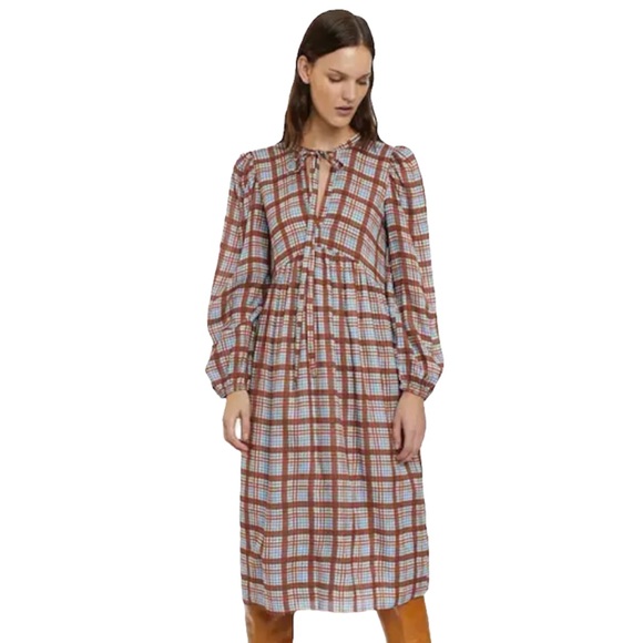 Modcloth Compañía Fantástica Checkered Dress - Picture 1 of 4